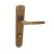 MAESTRO Christie hosszúcímes ajtókilincs garnitúra (F4 bronz, 90 mm, toalett)