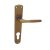 MAESTRO Christie hosszúcímes ajtókilincs garnitúra (F4 bronz, 90 mm, cilinderes)