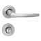 MAESTRO Christie körrozettás ajtókilincs garnitúra (F1 aluminium, toalett)