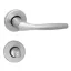 MAESTRO Christie körrozettás ajtókilincs garnitúra (F1 aluminium, toalett)