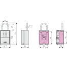 ABUS KeyGarage 797 Smart One Bluetooth® okos kulcstároló / kulcsszéf