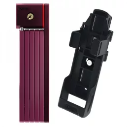   ABUS uGrip Bordo 5700/80 BK SH Hajtogatós kerékpárzár (lila) 80 cm