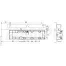ABUS AC7303 S csúszósínes ajtócsukó / ajtó behúzó 40-60 kg EN 3 (ezüst, komplett)