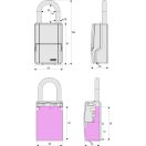 ABUS KeyGarage 737 Mini számkombinációs kulcstároló / kulcsszéf