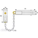 ABUS SK78 S Ajtólánc (ezüst)