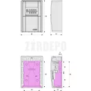 ABUS KeyGarage 787 LED Számkombinációs kulcstároló / kulcsszéf