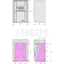 ABUS KeyGarage 787 BIG LED Számkombinációs kulcstároló / kulcsszéf
