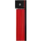   ABUS uGrip Bordo 5700/80 BK SH Hajtogatós kerékpárzár (piros) 80 cm