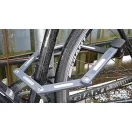 ABUS uGrip Bordo 5700/80 BK SH Hajtogatós kerékpárzár (piros) 80 cm
