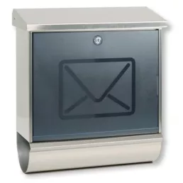 BURG WACHTER Lucca Set 37130 újságtartós INOX postaláda