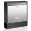 BURG WACHTER Oxford Set 68770 újságtartós utcai postaláda (fekete-inox)