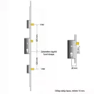 ROTO H600 2 acélcsap (2 CB) 28/92/16 többpontos zár (kilincsműködtetésű, 2 acélcsapos)