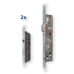   ROTO H600 2 acélcsap (2 CB) 40/92/16 többpontos zár (kilincsműködtetésű, 2 acélcsapos)