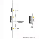 ROTO H600 2 acélcsap (2 CB) 40/92/16 többpontos zár (kilincsműködtetésű, 2 acélcsapos)