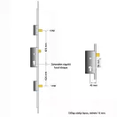 ROTO H600 2 acélcsap (2 CB) 45/92/16 többpontos zár (kilincsműködtetésű, 2 acélcsapos)