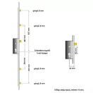 ROTO H600 4E 45/92/16 többpontos zár (kilincsműködtetésű, 4 kis görgős)