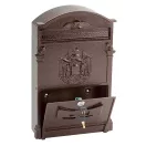 Arthur címeres postaláda XL (bronz)