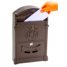 Arthur címeres postaláda XL (bronz)