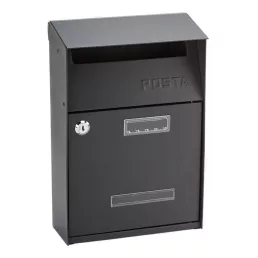 Supra utcai postaláda (fekete)