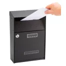 Supra utcai postaláda (fekete)