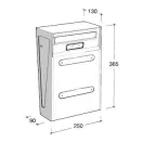 SILMEC 10014 univerzális postaláda (INOX)