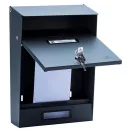 SILMEC 10201.84 utcai postaláda (fekete)