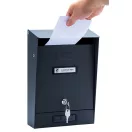SILMEC 10201.84 utcai postaláda (fekete)