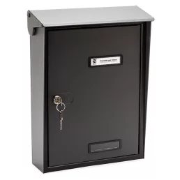 SILMEC 10215.84 utcai postaláda (fekete)