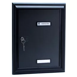 SILMEC 10690.84 beépíthető postaláda ajtó (fekete)