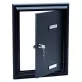 SILMEC 10690.84 beépíthető postaláda ajtó (fekete)