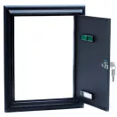 SILMEC 10690.84 beépíthető postaláda ajtó (fekete)
