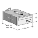 SILMEC OpenAir 32-311.72 beépíthető aluminium postaláda (alu)