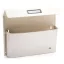 SILMEC 41­515.9001 szórólaptartó / reklámanyag tartó (fehér-inox)