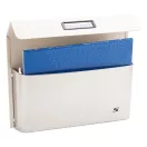SILMEC 41­515.9001 szórólaptartó / reklámanyag tartó (fehér-inox)