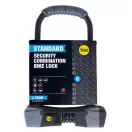 YALE YCUL2/13/230/1 Számzáras kerékpár U lakat + tartó