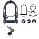 YALE YUL2C/13/230/1 Kerékpár U lakat + tartó + hurokkábel