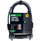 YALE YUL2C/13/230/1 Kerékpár U lakat + tartó + hurokkábel