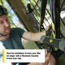 YALE YUL3/14/230/1 Kerékpár U lakat + tartó