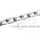 Horganyzott lánc 3 mm