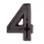 Kerámia házszám / betű - 4-es