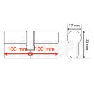 ABUS Vela 2000 MX moduláris prémium biztonsági zárbetét  100/100