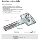 ABUS Vela 2000 MX moduláris prémium biztonsági zárbetét 70/70