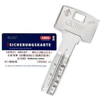   Kulcsmásolás kódkártya alapján ABUS Vela 2000 MX zárbetéthez