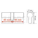 ABUS BRAVUS 3500 MX MAGNET zárbetét 45/45 azonos zárlatú rendszerben