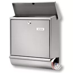 BURG WACHTER Comfort Set 39130 újságtatós INOX postaláda