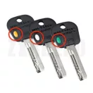 Mul-T-Lock ovális jelölőpötty csomag Integrator kulcsokhoz (5 szín/csomag)