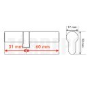 MUL-T-LOCK 7x7 Break Secure biztonsági zárbetét 31/60