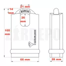MUL-T-Lock MTL™600 (Interactive®+) NE14H Prémium biztonsági lakat