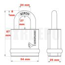 MUL-T-Lock MTL™600 (Interactive®+) lakat NE8G azonos zárlatú zárrendszerben