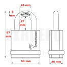 MUL-T-Lock MTL™600 (Interactive®+) NE8G Prémium biztonsági lakat